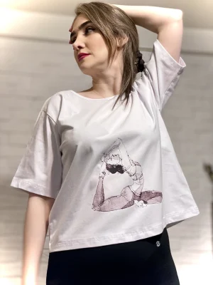 تیشرت زنانه مدل کراپ